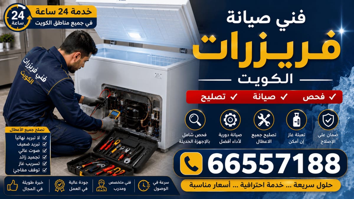 فني صيانة فريزرات الكويت ف